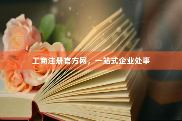 工商注册官方网，一站式企业处事